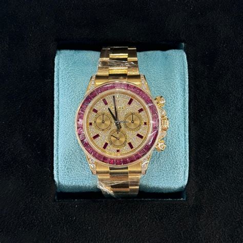 Rolex Daytona 126598TRU Yellow Gold Factory Rubies .